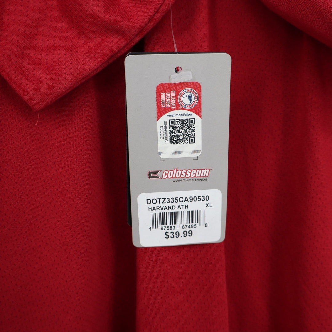 Colosseum Harvard University Athletics Womens XL Quarter Zip Pullover Red
