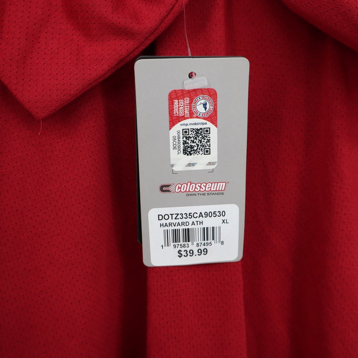 Colosseum Harvard University Athletics Womens XL Quarter Zip Pullover Red