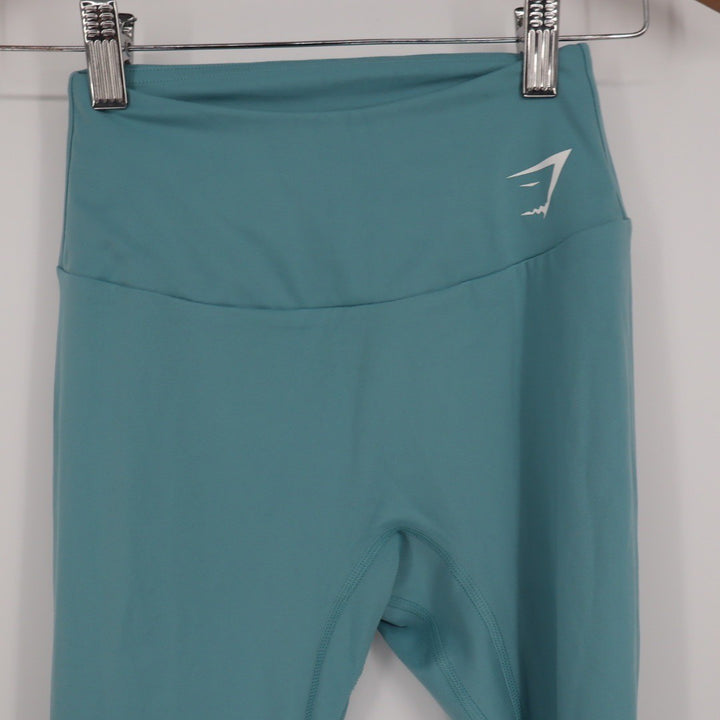 Gymshark Seamless High Waisted Leggings Teal Blue Size S GLLG4715