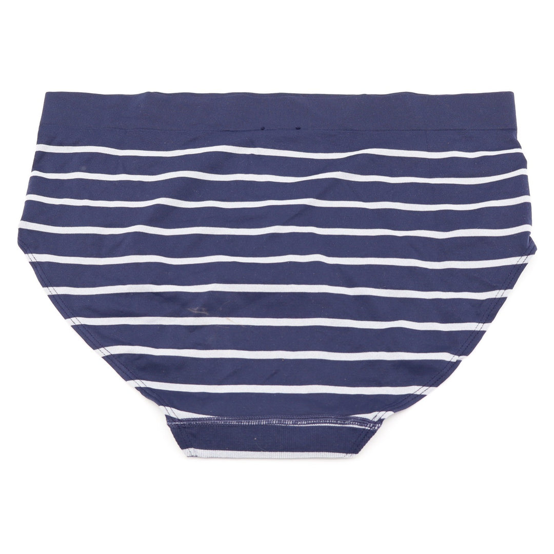 Lauren Ralph Lauren Navy White Striped Seamless Hipster Panties XXL 6340