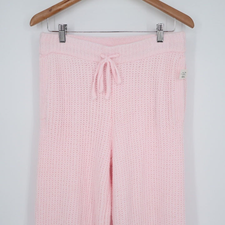 State of Day Intimates Pajama Pants Womens Small Baby Pink Waffle Knit Sleepwear
