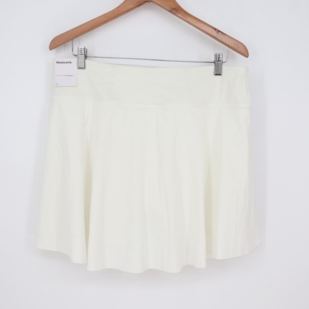 Nike Womens Dri-FIT Tennis Skirt White Pleated Skort XL