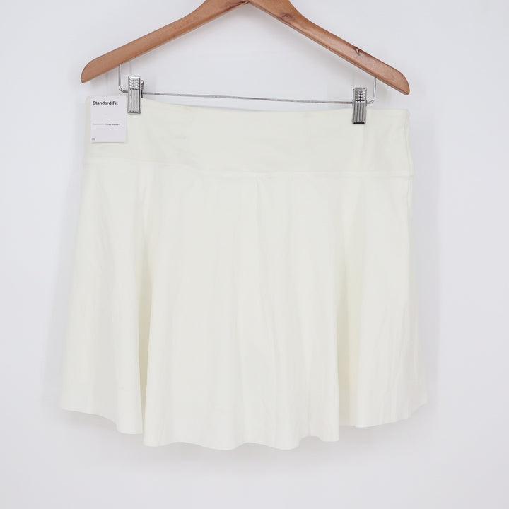 Nike Womens Dri-FIT Tennis Skirt White Pleated Skort XL