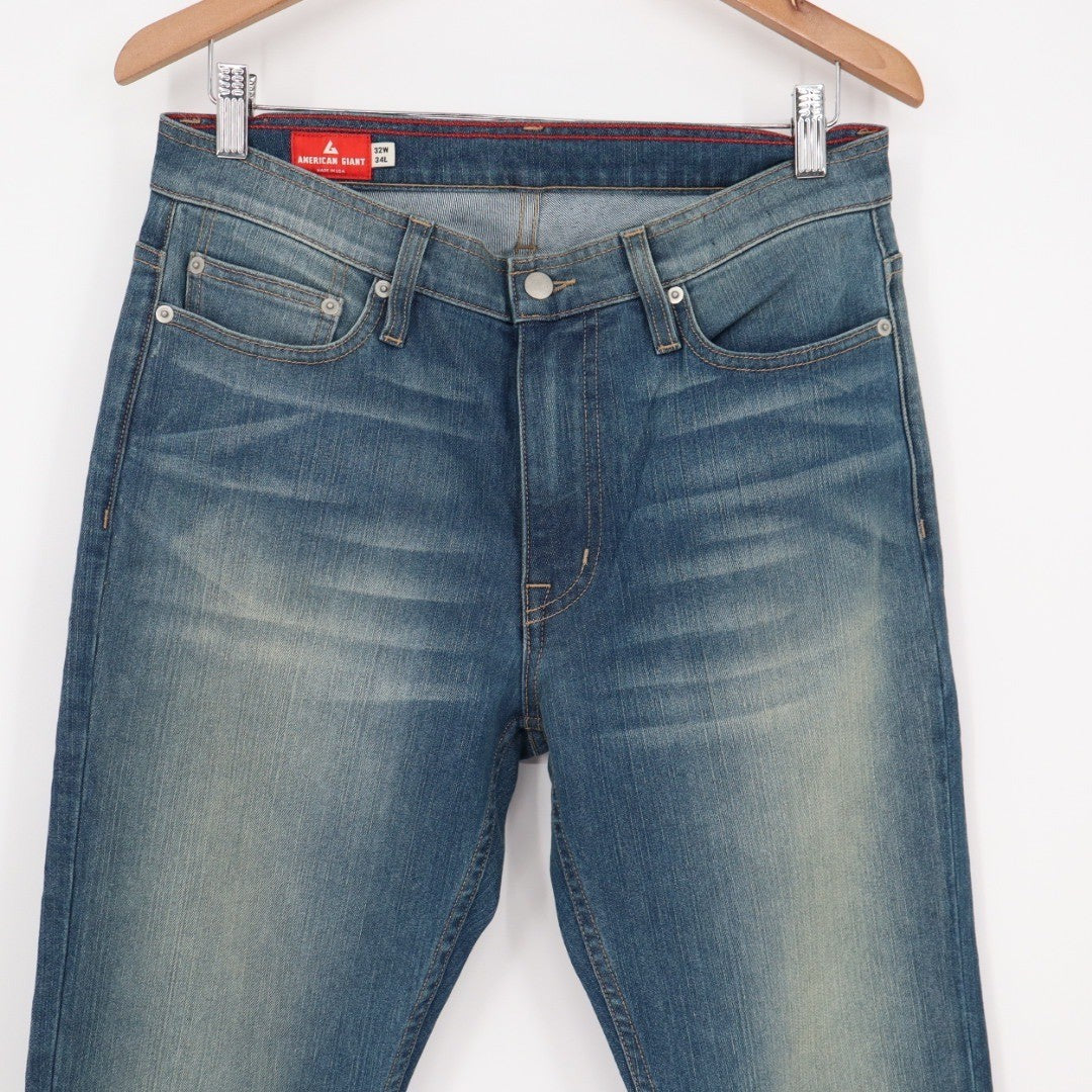 America Giant Men's Dakota Straight Pant Size 32X34 Made In USA