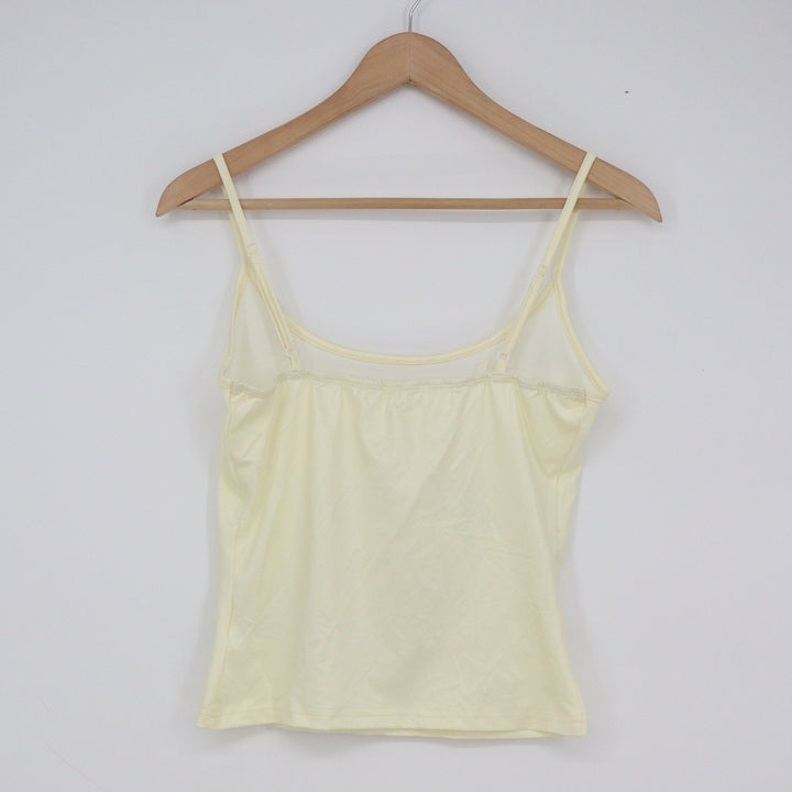 Paradise Fruits Rio De Janeiro Tropical Graphic Camisole Top Yellow Medium