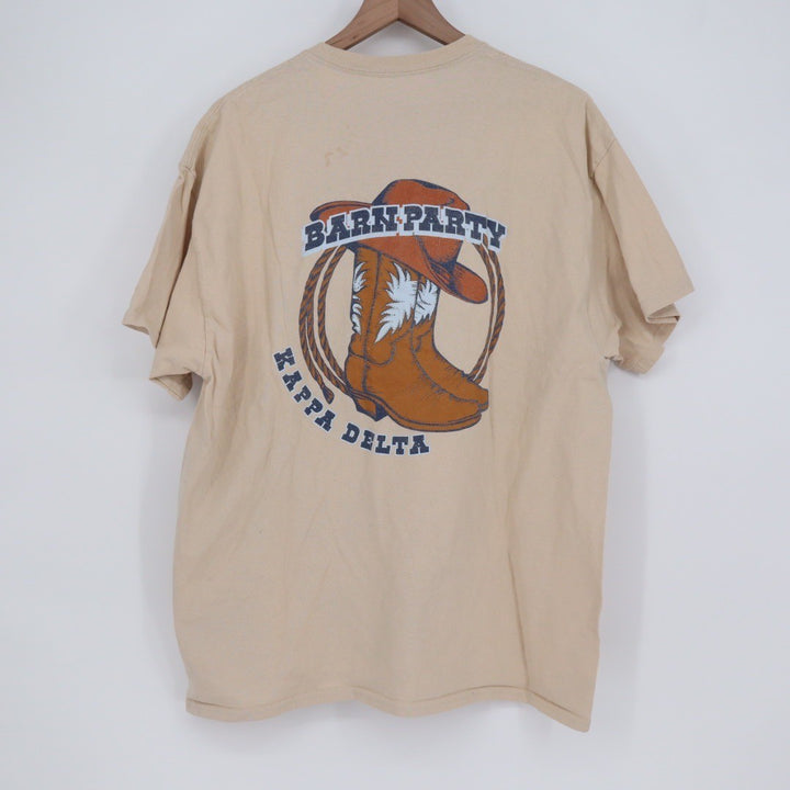 Kappa Delta 2021 Barn Party T Shirt Tan Short Sleeve Graphic Tee