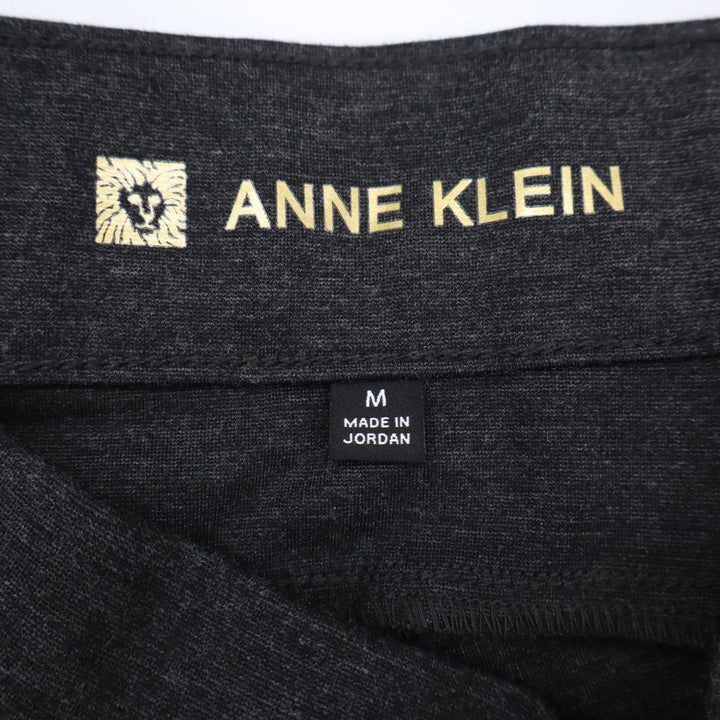 Anne Klein Womens Gray Marl Seamed Pull On Leggings Pants Size M