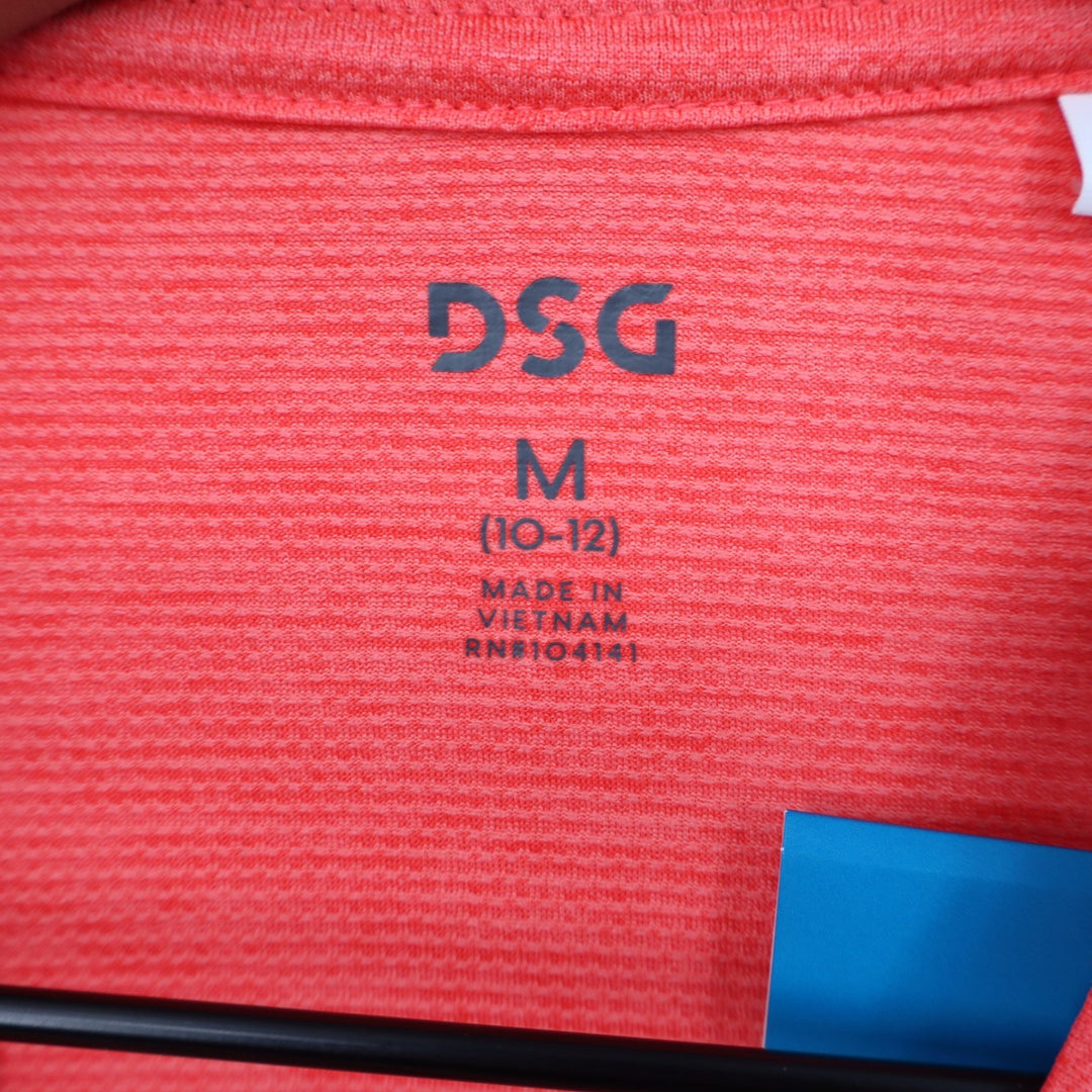 DSG Boys Cabana Coral Pieced Graphic Movement Basketball Tee Shirt Size M 10-12