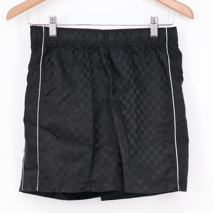 DSG Boys Black Checkerboard Woven Soccer Shorts Large 14-16