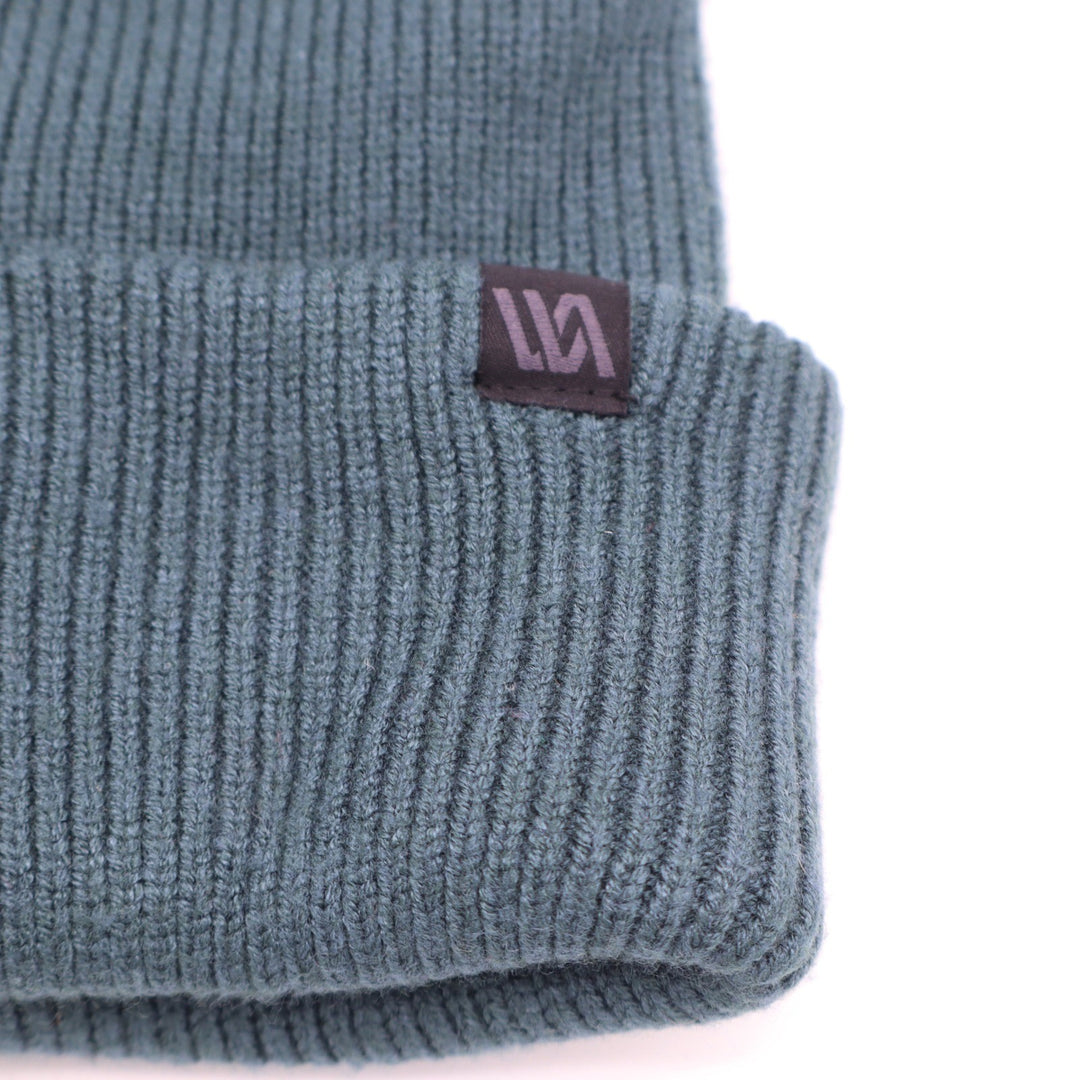 VRST Rib Beanie Green Dusk Mens OSFM Knit Cuffed Hat
