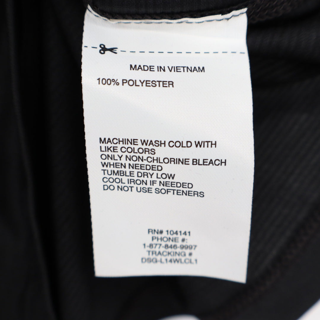 DSG Boys Movement Tee Pure Black Short Sleeve Athletic T-Shirt Size S 8-9 NEW