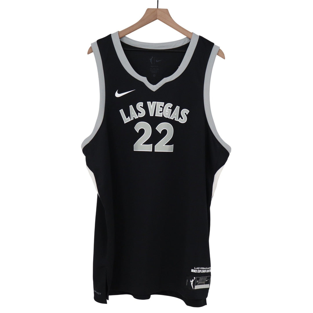 Nike WNBA Las Vegas Aces Angel Reese Explorer Edition Jersey Black XXL