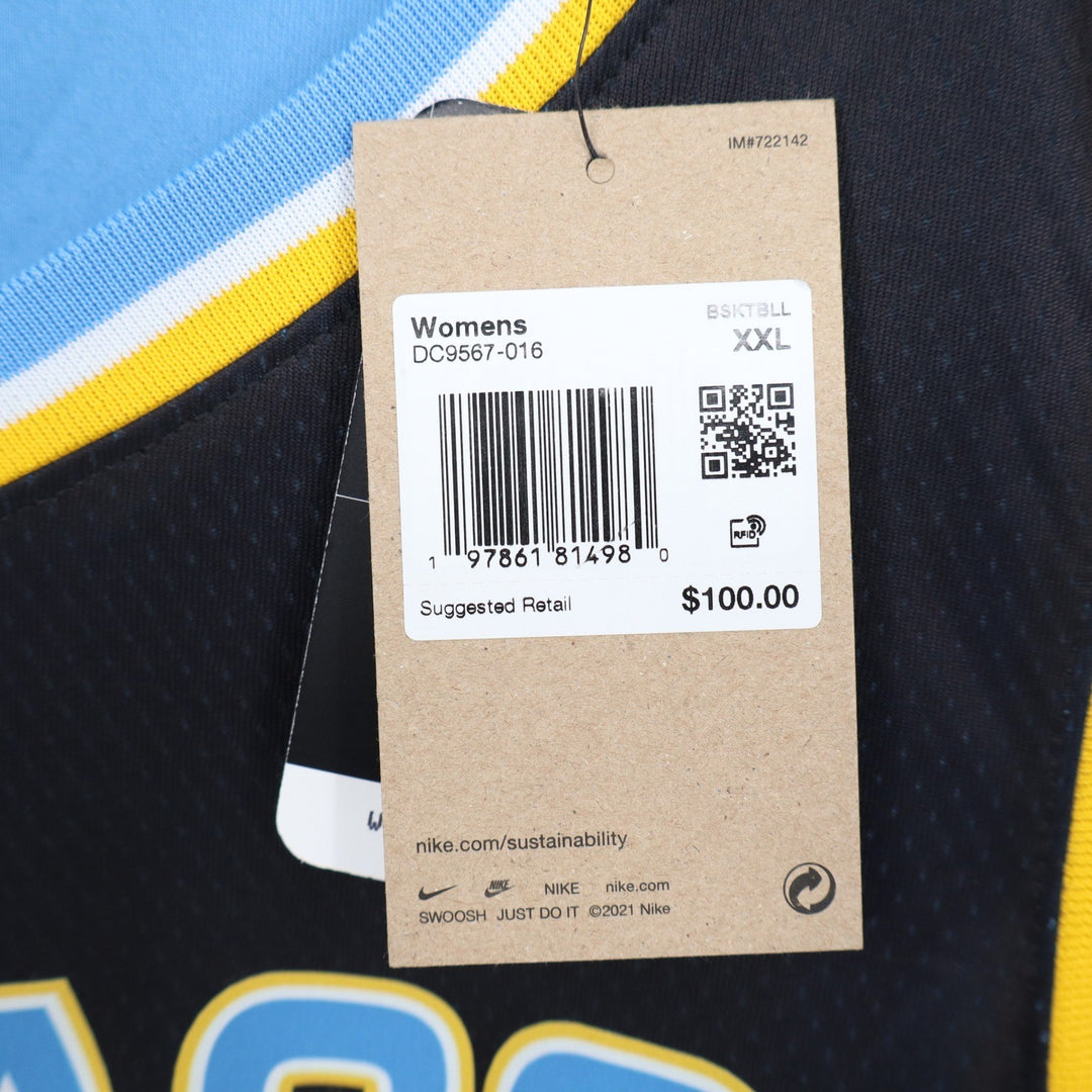 Nike Chicago Sky Angel Reese 5 Explorer Edition WNBA Jersey Black XXL