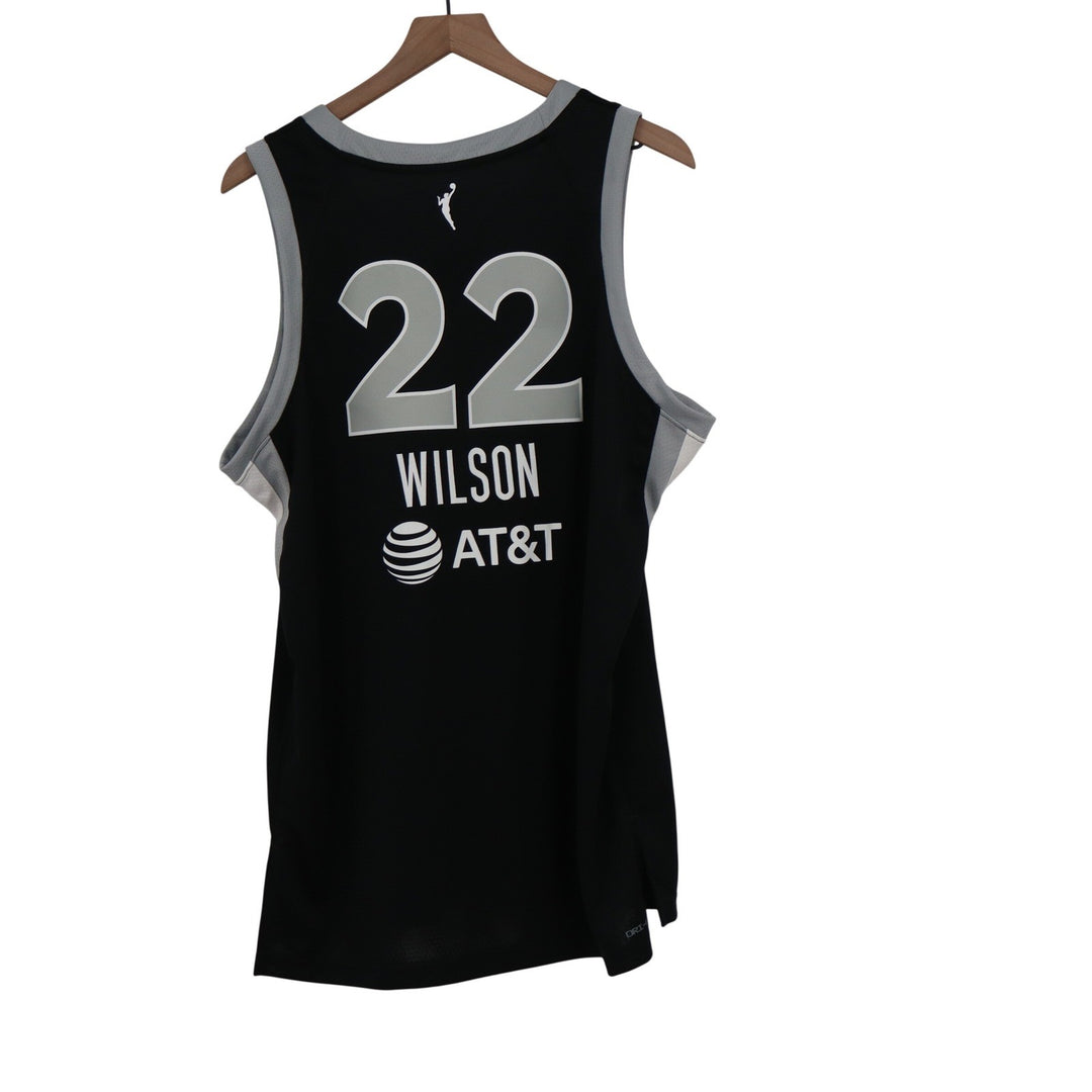 Nike Las Vegas Aces A'ja Wilson 22 Explorer Edition WNBA Jersey Black