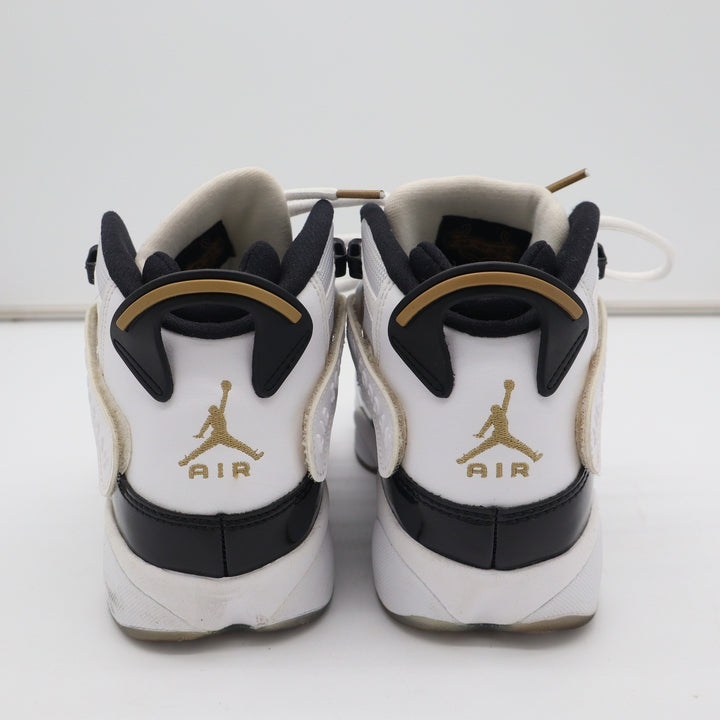 Jordan 6 Rings GS White Black Metallic Gold CW6994-100 Mens 7Y Basketball Shoes