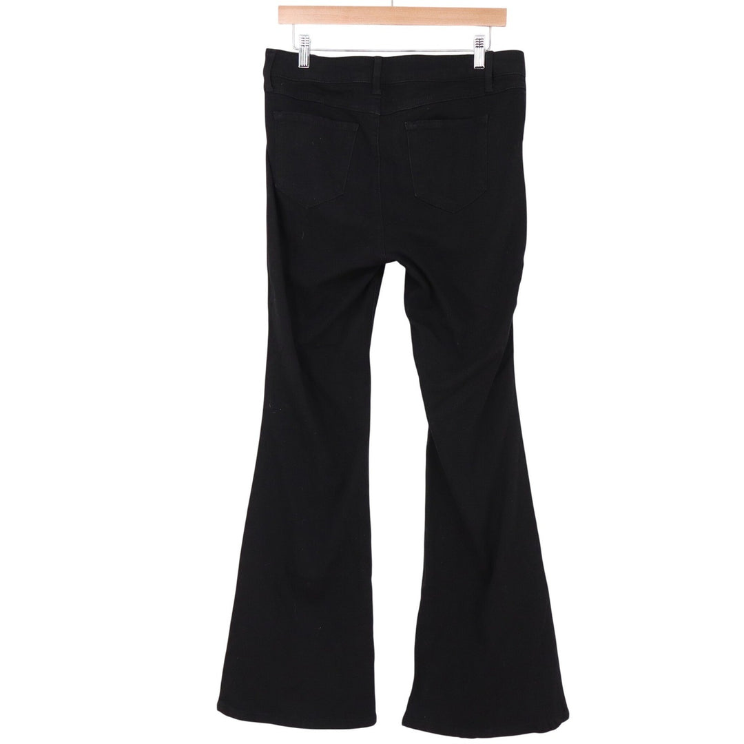 AS Denim Jeans Womens 12 Flare Black Stretch 5-Pocket Excellent