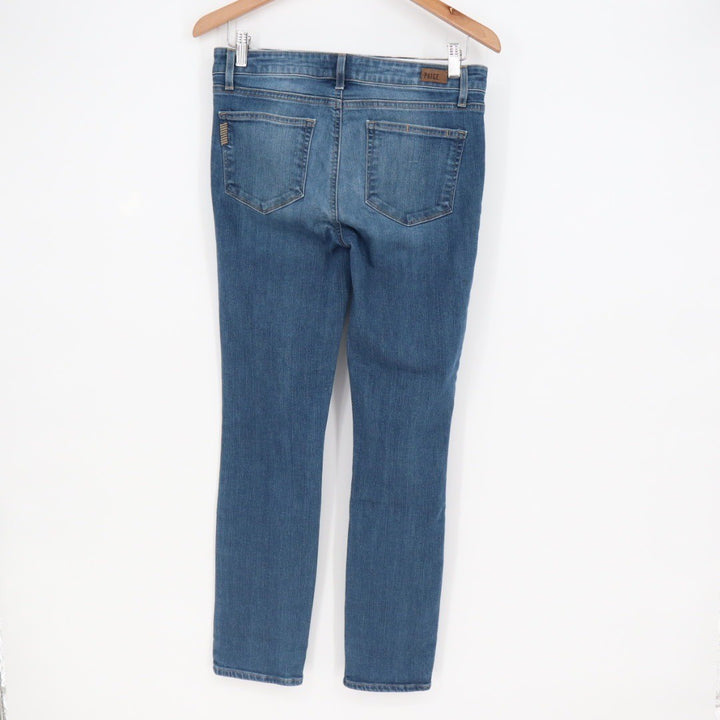 PAIGE Skyline Ankle Peg Jeans Womens Size 28 Medium Wash Straight Leg Denim