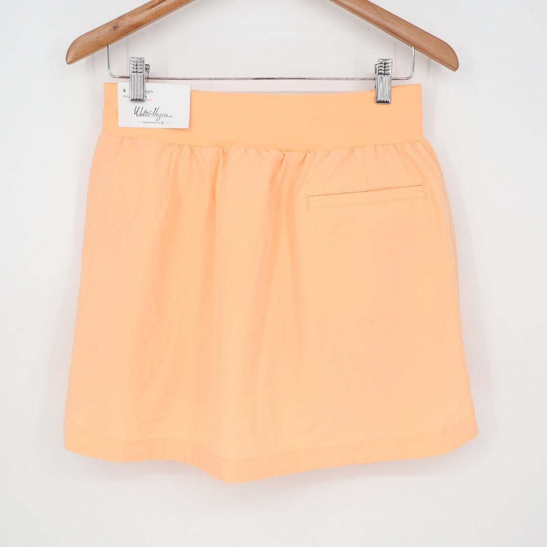 Walter Hagen Performance 11 Peach Orange Golf Skort Womens Small Athletic Skirt