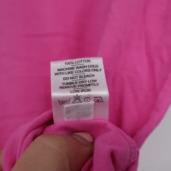 American Giant Premium Slub T-Shirt Womens S Pink Cotton Crew Neck Short Sleeve