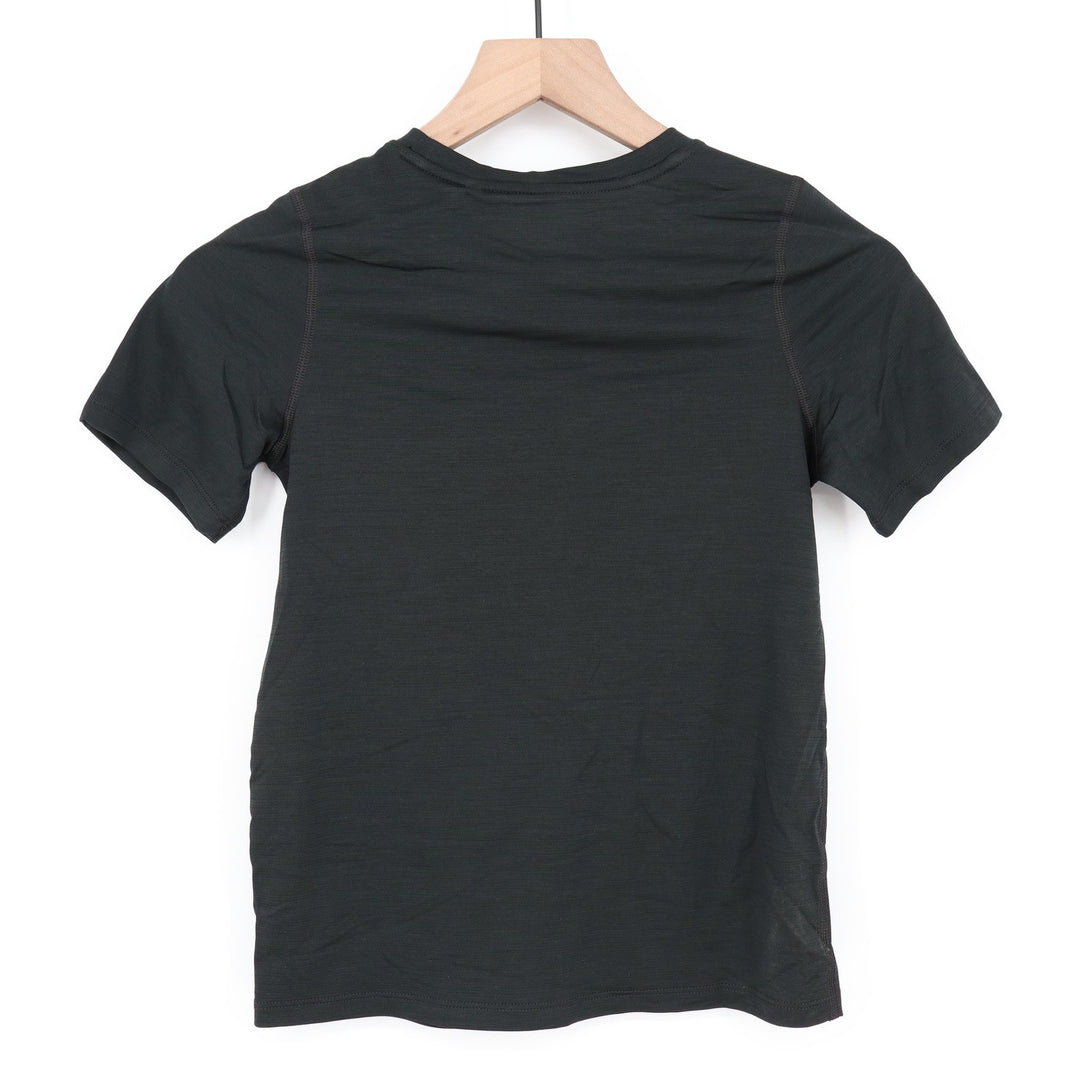 DSG Boys Movement Tee Pure Black Athletic Shirt Moisture Wicking S 8-9