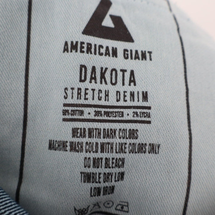 American Giant Dakota Straight Jeans Mens 34x30 Made In USA