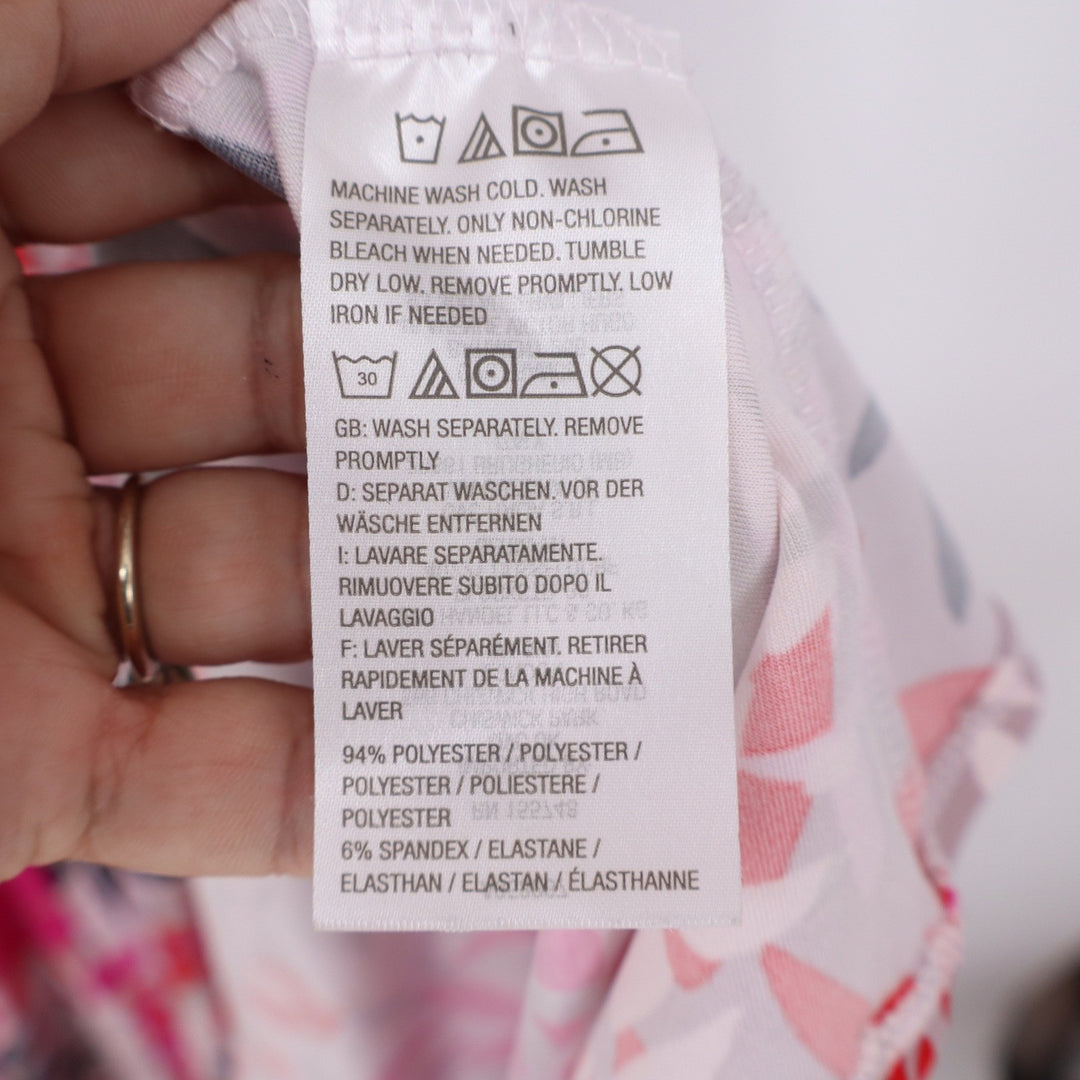 Attitudes by Renee Maxi Dress Womens L Floral Pink Sleeveless Stretch Excellent