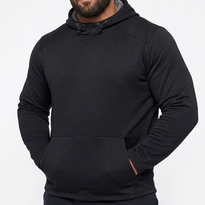 Under Armour ColdGear Hoodie Mens XL Black Fitted Gym Training Workout Athletic