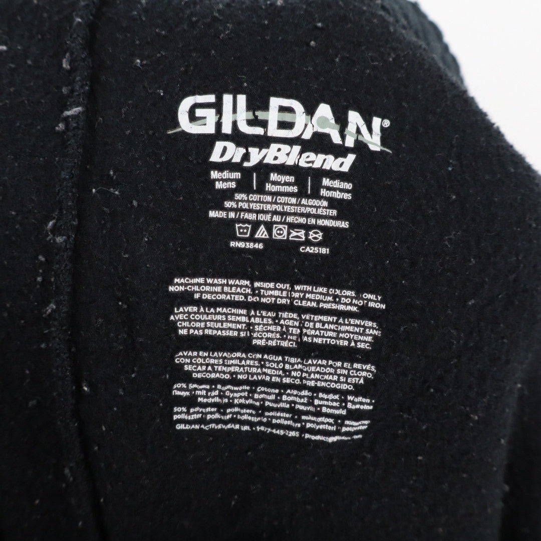 Gildan DryBlend USS Stout DDG 55 Athletic Dept Mens Medium Black Sweatpants