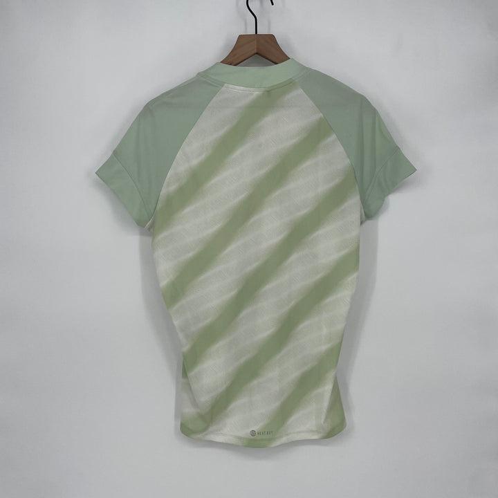 Adidas HEAT RDY Short Sleeve Polo Shirt Muted Green Tie Dye Athletic XL