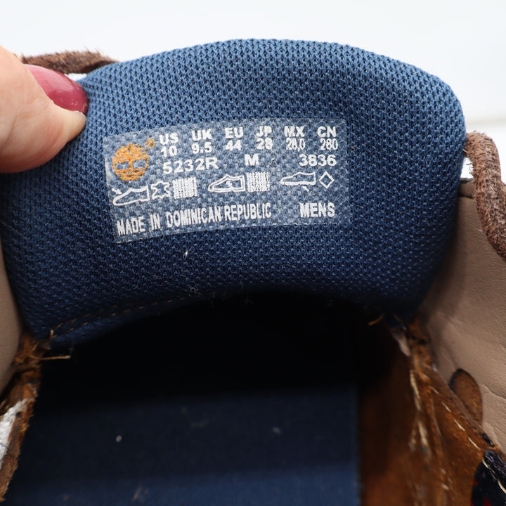 Timberland Boat Shoes Mens 10 Brown Leather Moc Toe Classic Good