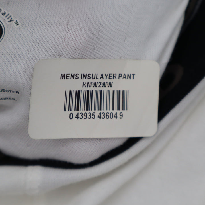 Duofold by Champion Mens Insulayer Pant White Thermal Base Layer Small