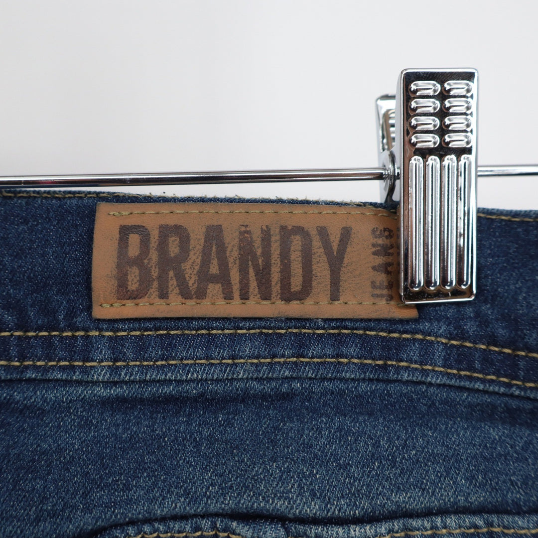 Brandy Jeans Womens Dark Blue Wash Flare Bootcut Denim Pants Size 44 Argentina