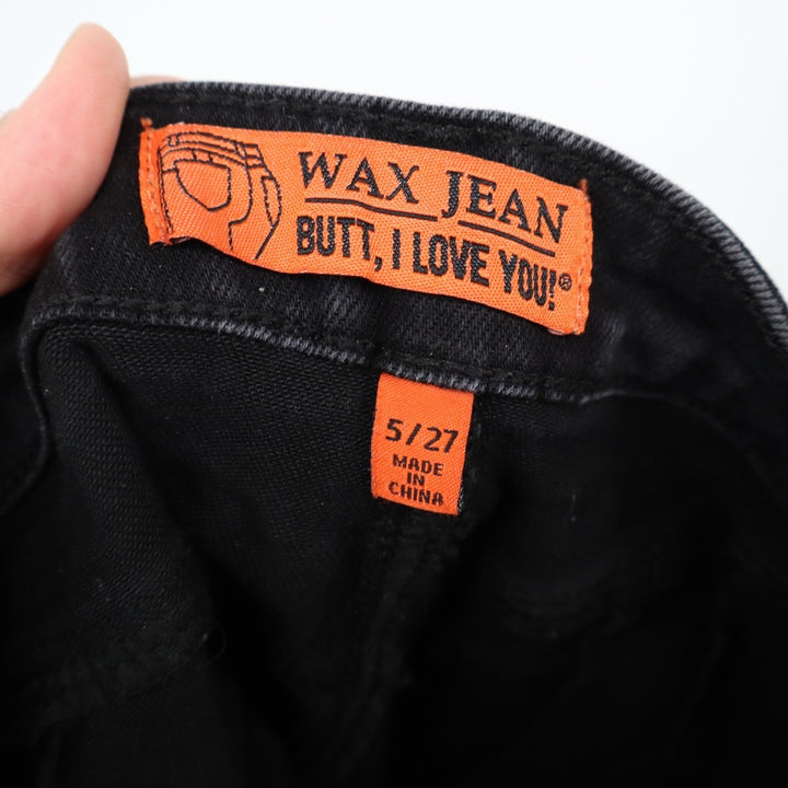 Wax Jean Butt I Love You Black High Rise Skinny Jeans Size 5/27