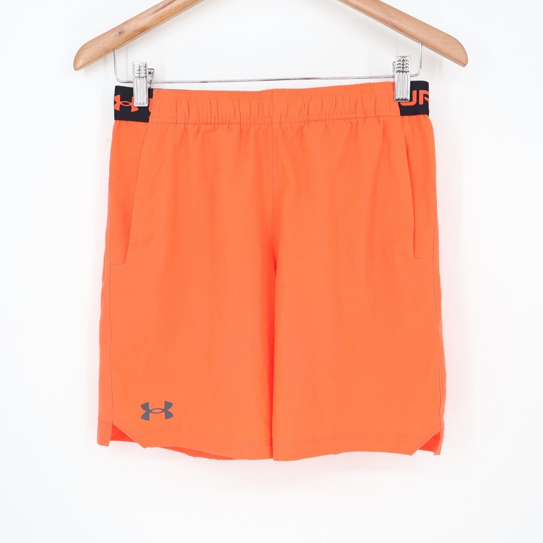 Under Armour Vanish Shorts Boys Youth Large Orange Athletic Basketball