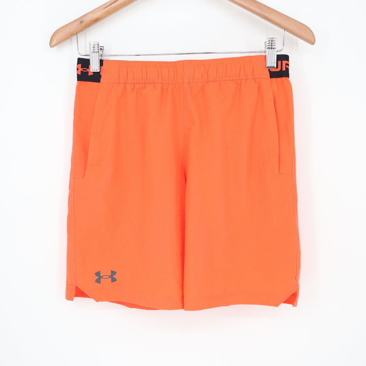 Under Armour Vanish Shorts Boys Youth Large Orange Athletic Basketball