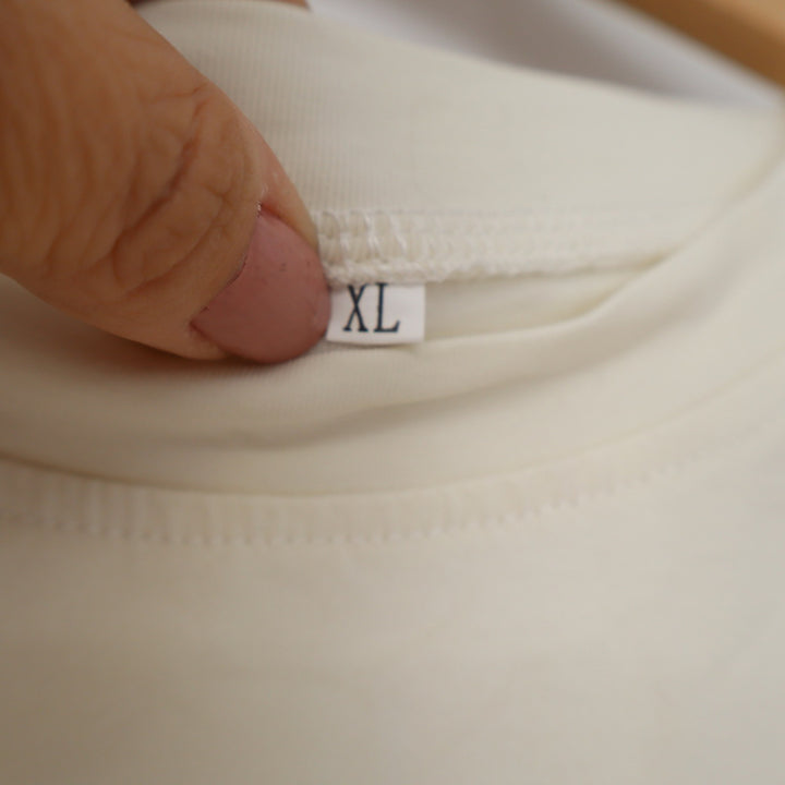 Every Little Thing Is Gonna Be All Right Sun Graphic Tee Cream XL Short Sleeve