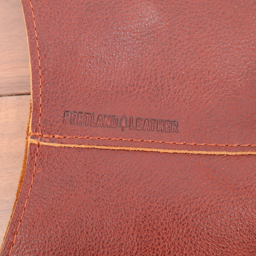 Portland Leather Goods Cognac Brown Full Grain Leather Shoulder Bag Hobo Purse
