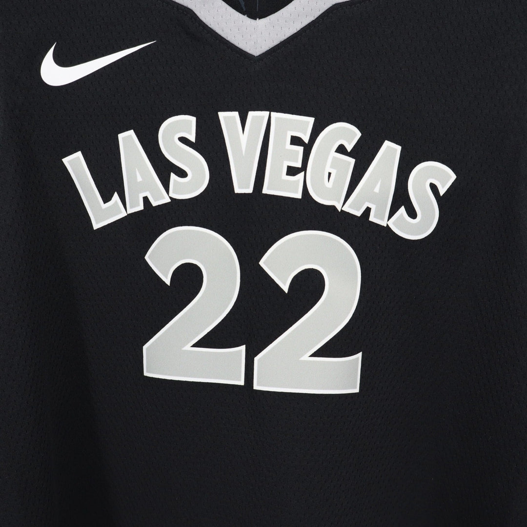 Nike Las Vegas Aces A'ja Wilson 22 Explorer Edition Jersey Black Womens XL