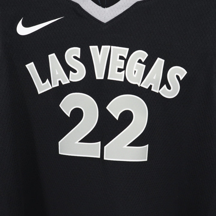 Nike Las Vegas Aces A'ja Wilson 22 Explorer Edition Jersey Black Womens XL