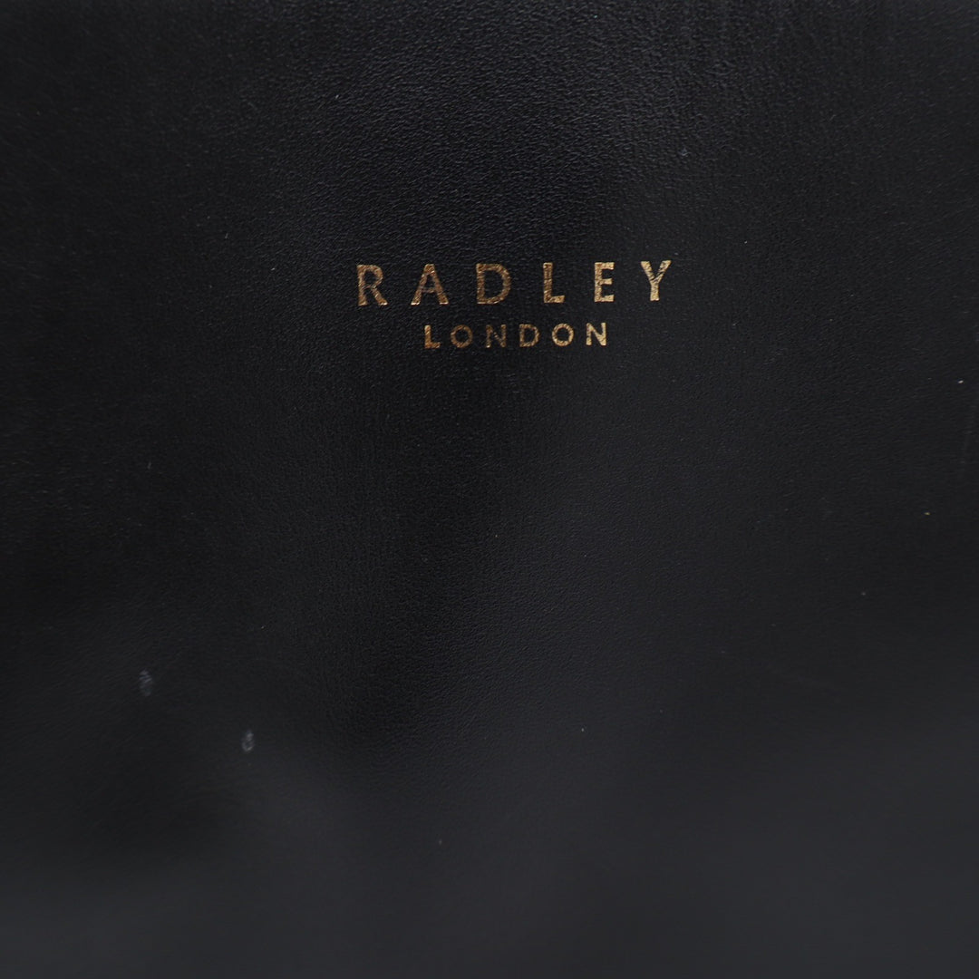 Radley London Tote Bag Womens Large Black Leather Suede Mixed Media Excellent