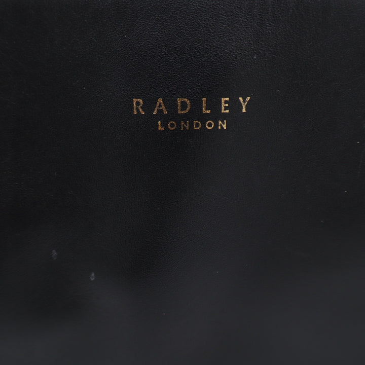 Radley London Tote Bag Womens Large Black Leather Suede Mixed Media Excellent
