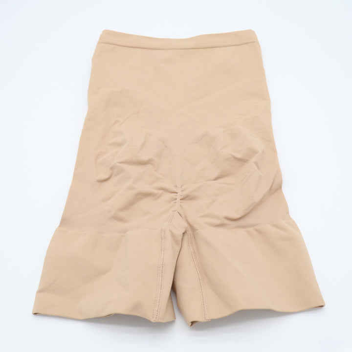Jockey Slimmers High Waisted Shaping Shorts Women Medium Beige Stretch Shapewear