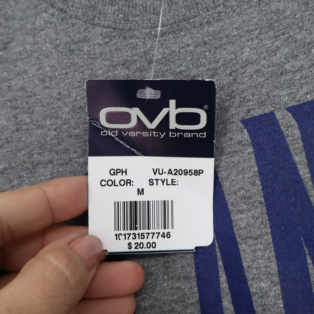 Villanova Wildcats NCAA Graphic T-Shirt Mens Medium Grey Old Varsity Brand NEW