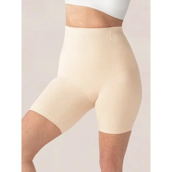 Shapermint Essentials All Day Every Day High Waisted Shaper Shorts M/L Beige