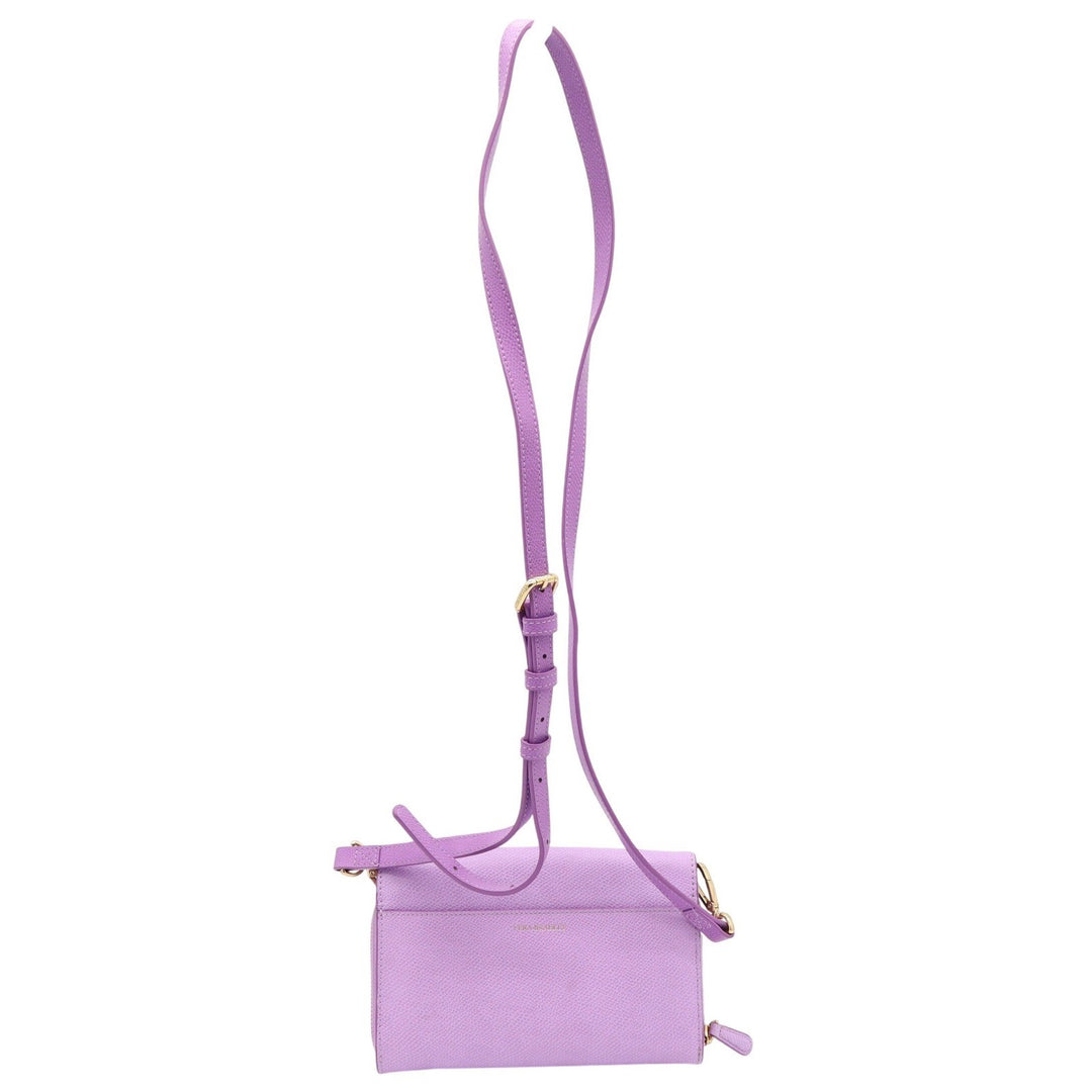 Vera Bradley RFID All in One Crossbody Bag Lavender Purple Faux Leather Wallet
