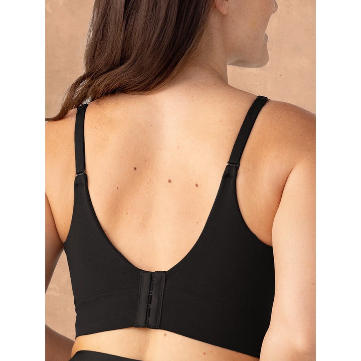 Truekind Black Seamless Comfort Extended Wirefree Full Coverage Bra Size 2XL