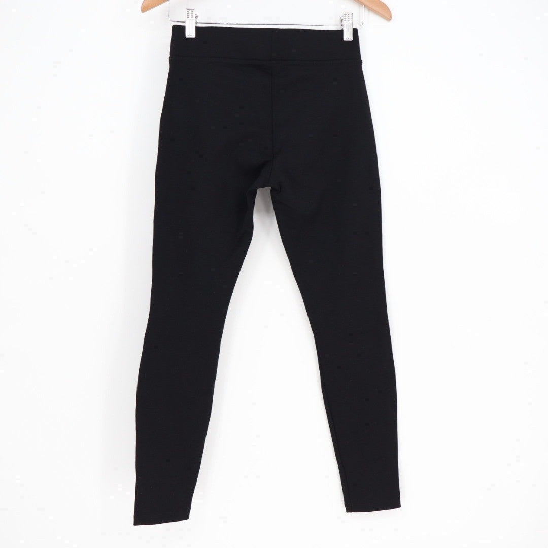 American Giant Black Leggings Pants Size 2 Pockets Made in USA
