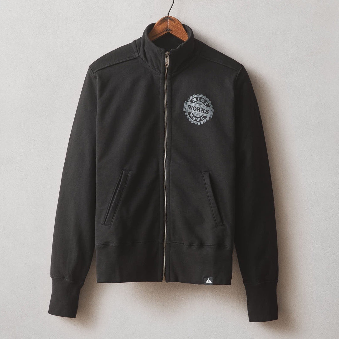 American Giant Women's Moto Full Zip Mike Rowe Made In USA Size XL