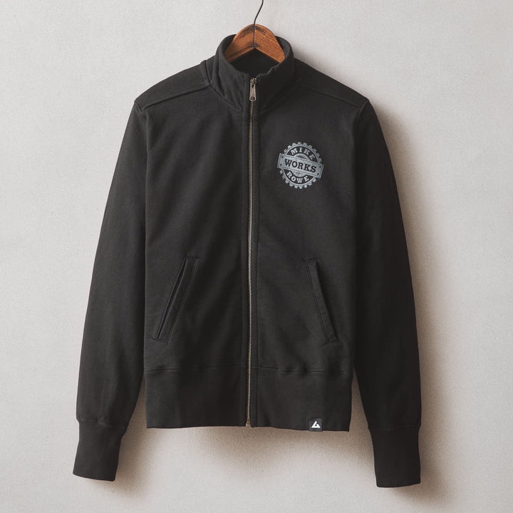 American Giant Women's Moto Full Zip Mike Rowe Made In USA Size XL