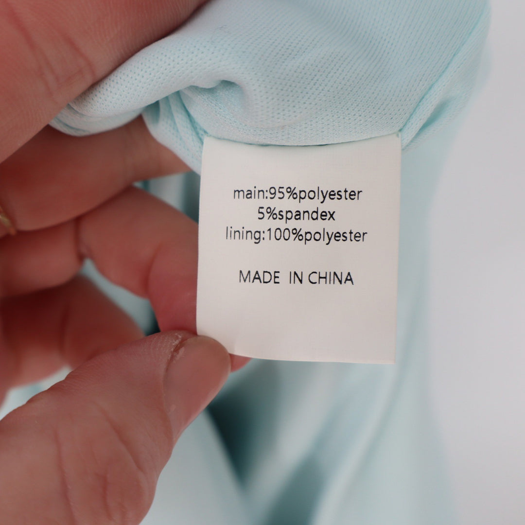 Showpo Tessa Light Blue Square Neck Ruched Side Bodycon Maxi Dress Size 6 NEW